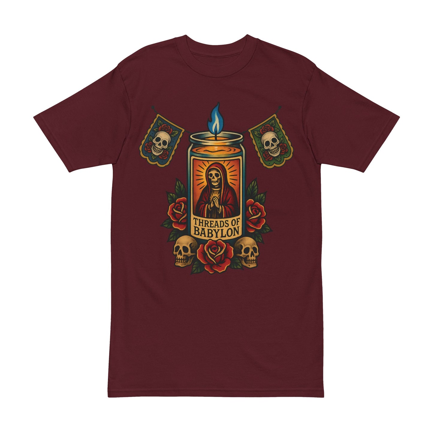 Threads of Babylon- Bones & Blessings Heavyweight Tee