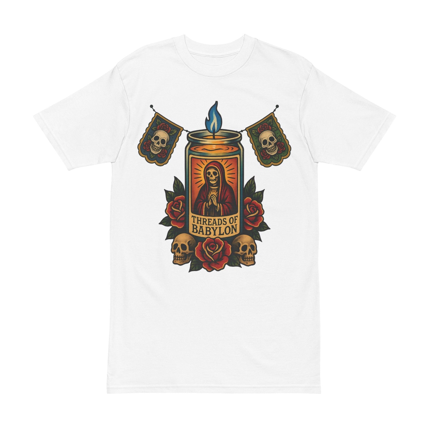 Threads of Babylon- Bones & Blessings Heavyweight Tee