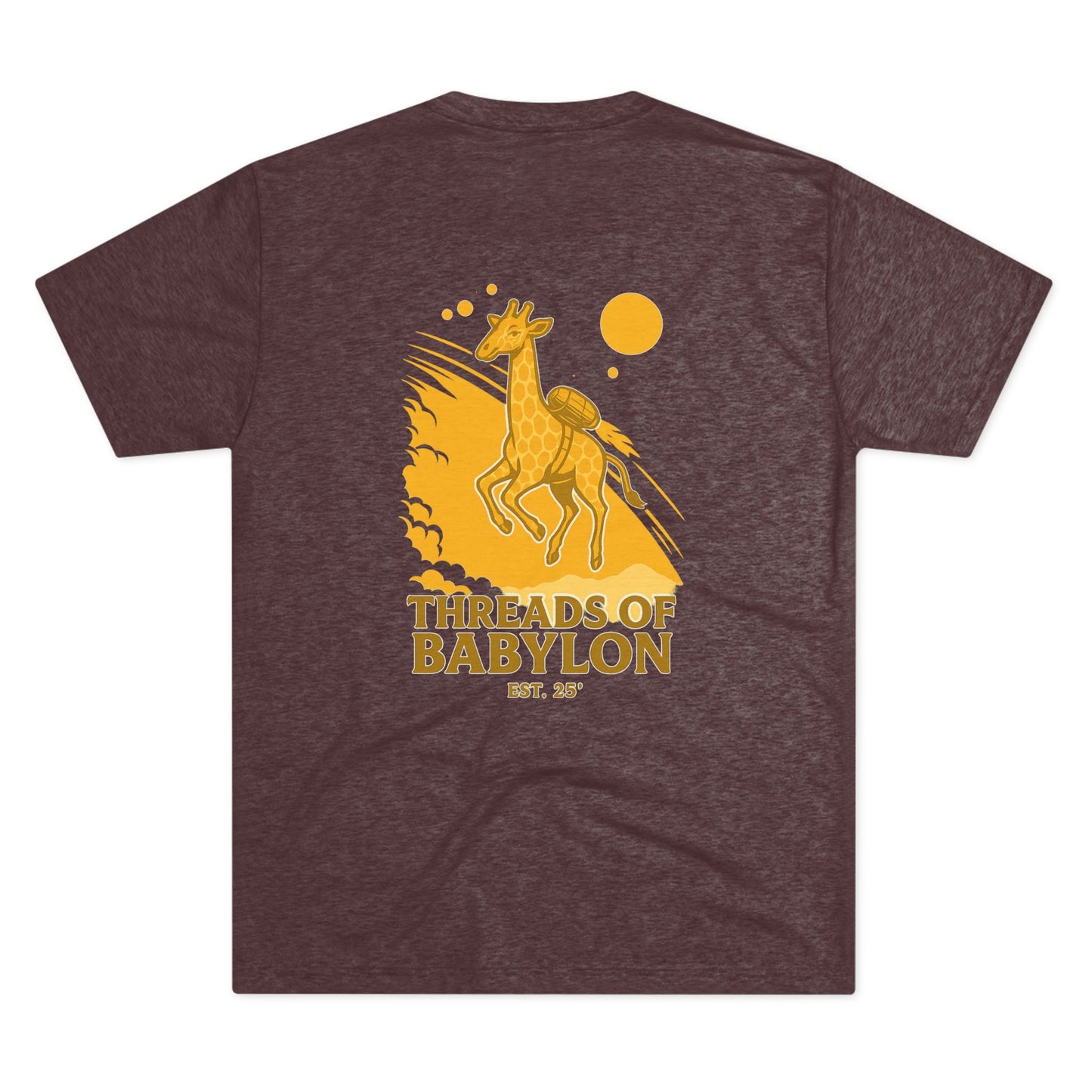 Threads of Babylon - Too High To Care Soft Vintage Graphic Tee