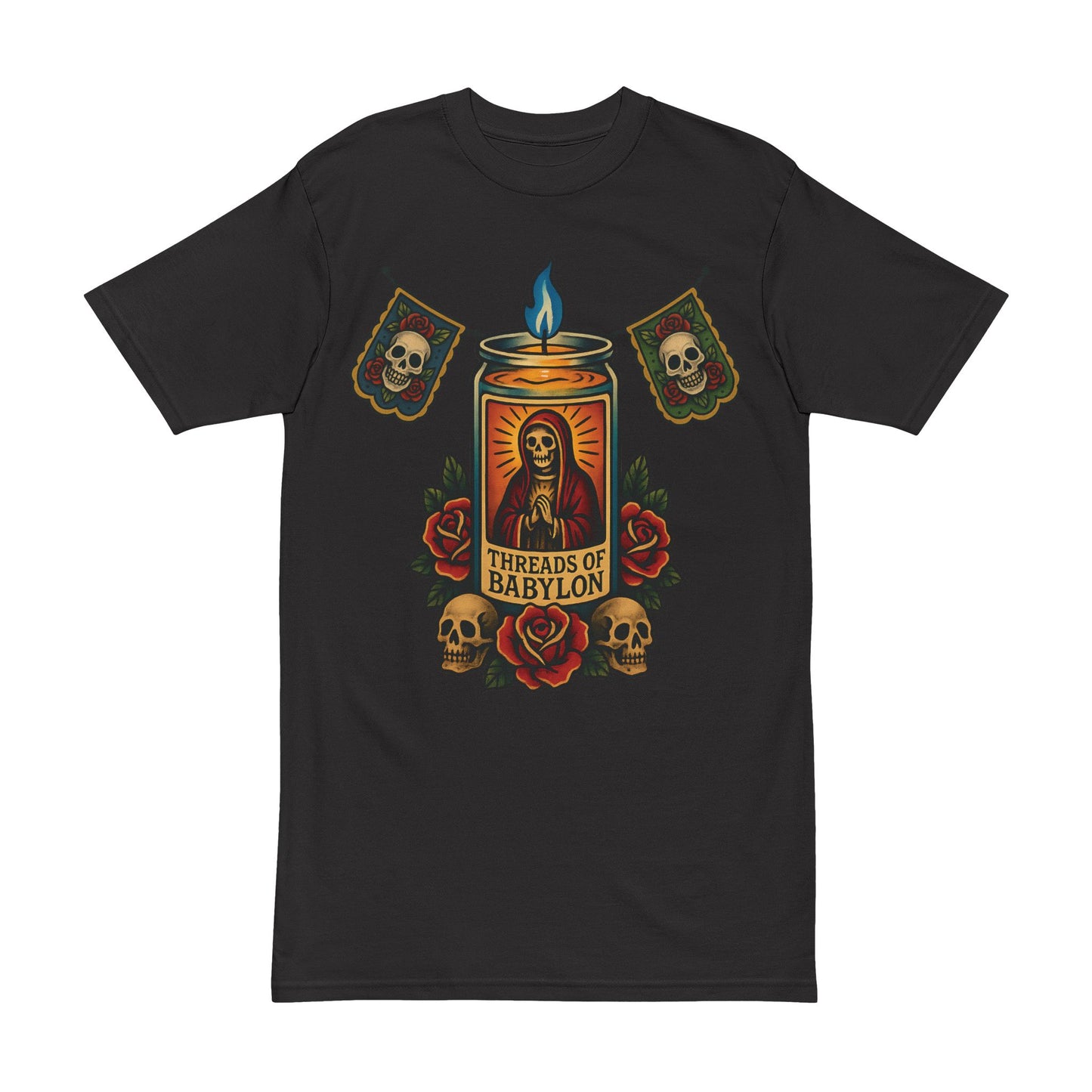 Threads of Babylon- Bones & Blessings Heavyweight Tee