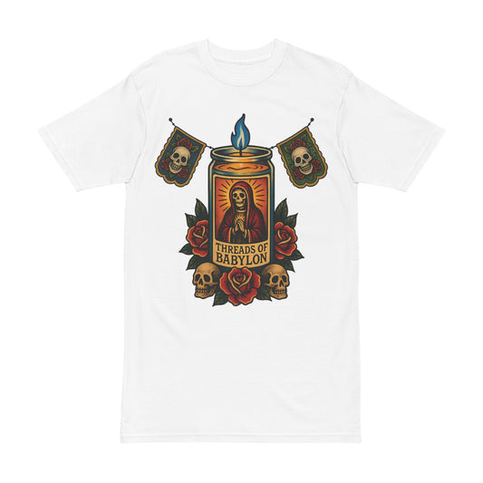 Threads of Babylon- Bones & Blessings Heavyweight Tee