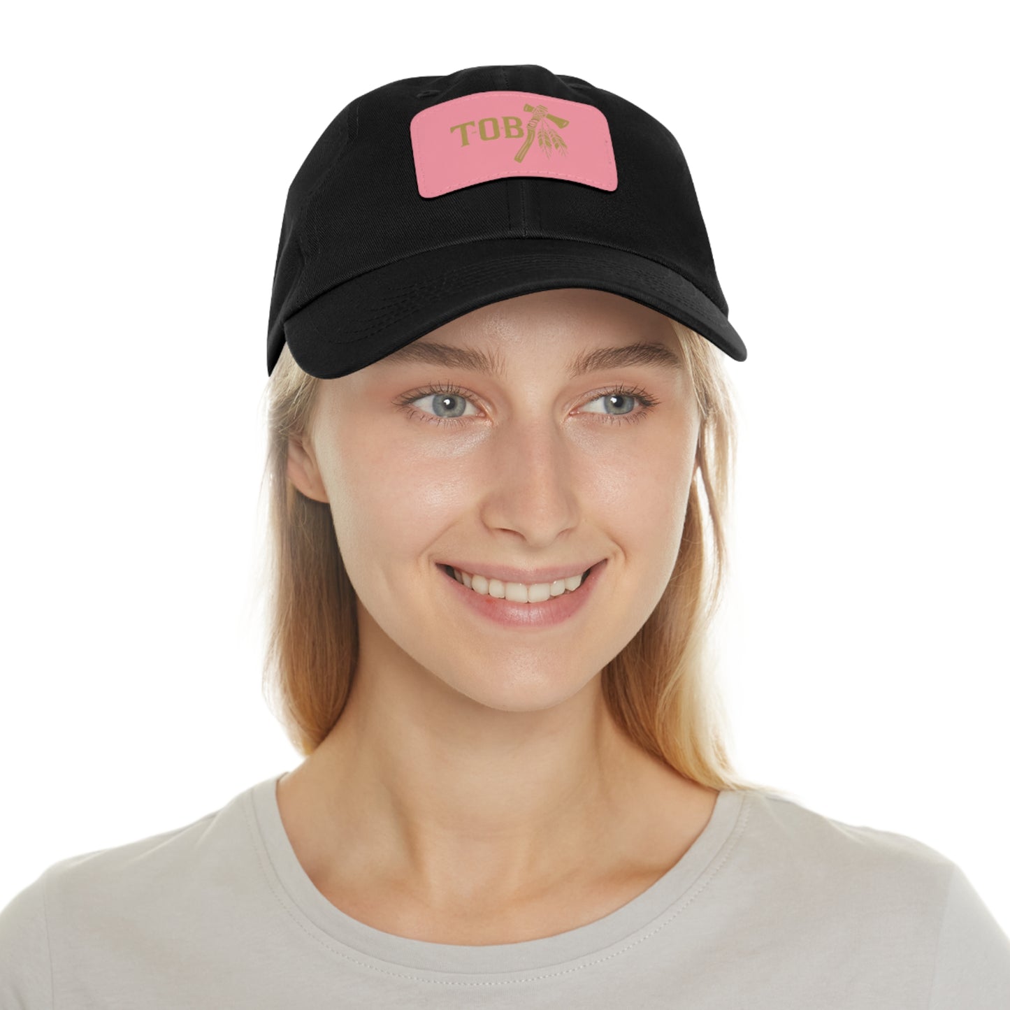 Threads Of Babylon- Tomahawk Dad Hat with Leather Patch