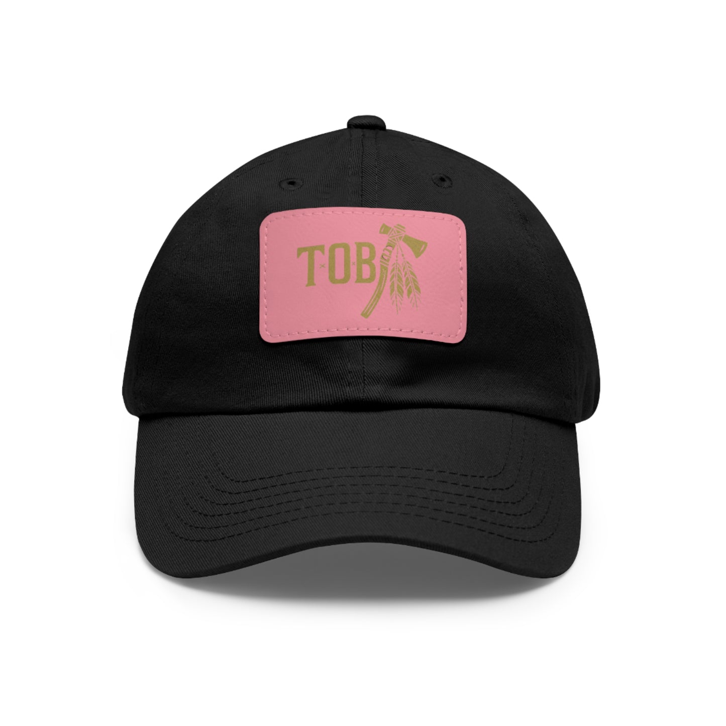 Threads Of Babylon- Tomahawk Dad Hat with Leather Patch