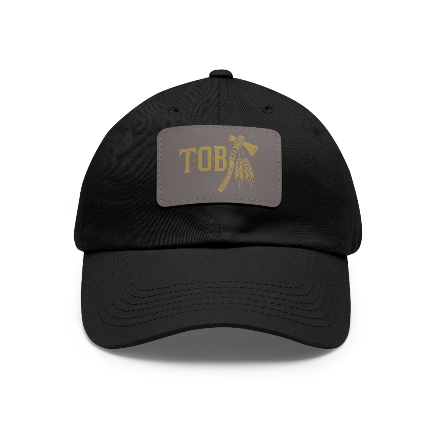 Threads Of Babylon- Tomahawk Dad Hat with Leather Patch