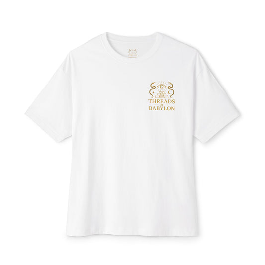 Threads of Babylon “Who Built Em” Graphic Boxy Tee