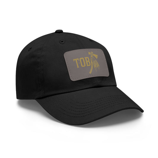 Threads Of Babylon- Tomahawk Dad Hat with Leather Patch
